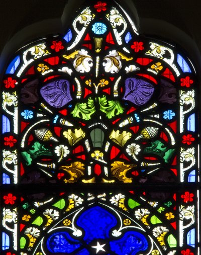 Floral detail, c.1858 by Clayton and Bell Clayton and Bell